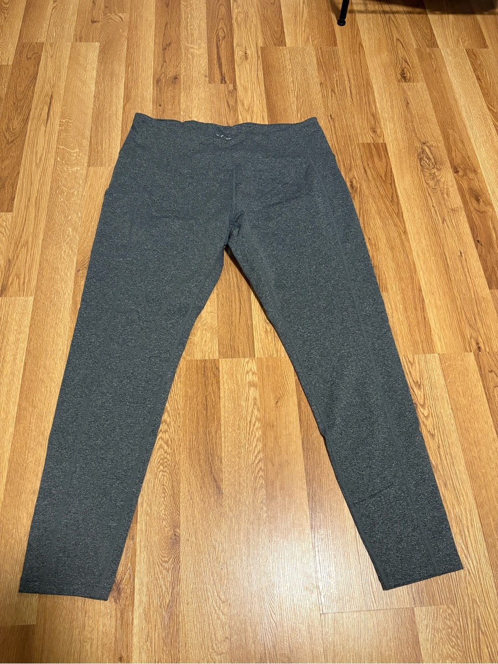 Natural Reflections Charcoal Heather Stretch Leggings